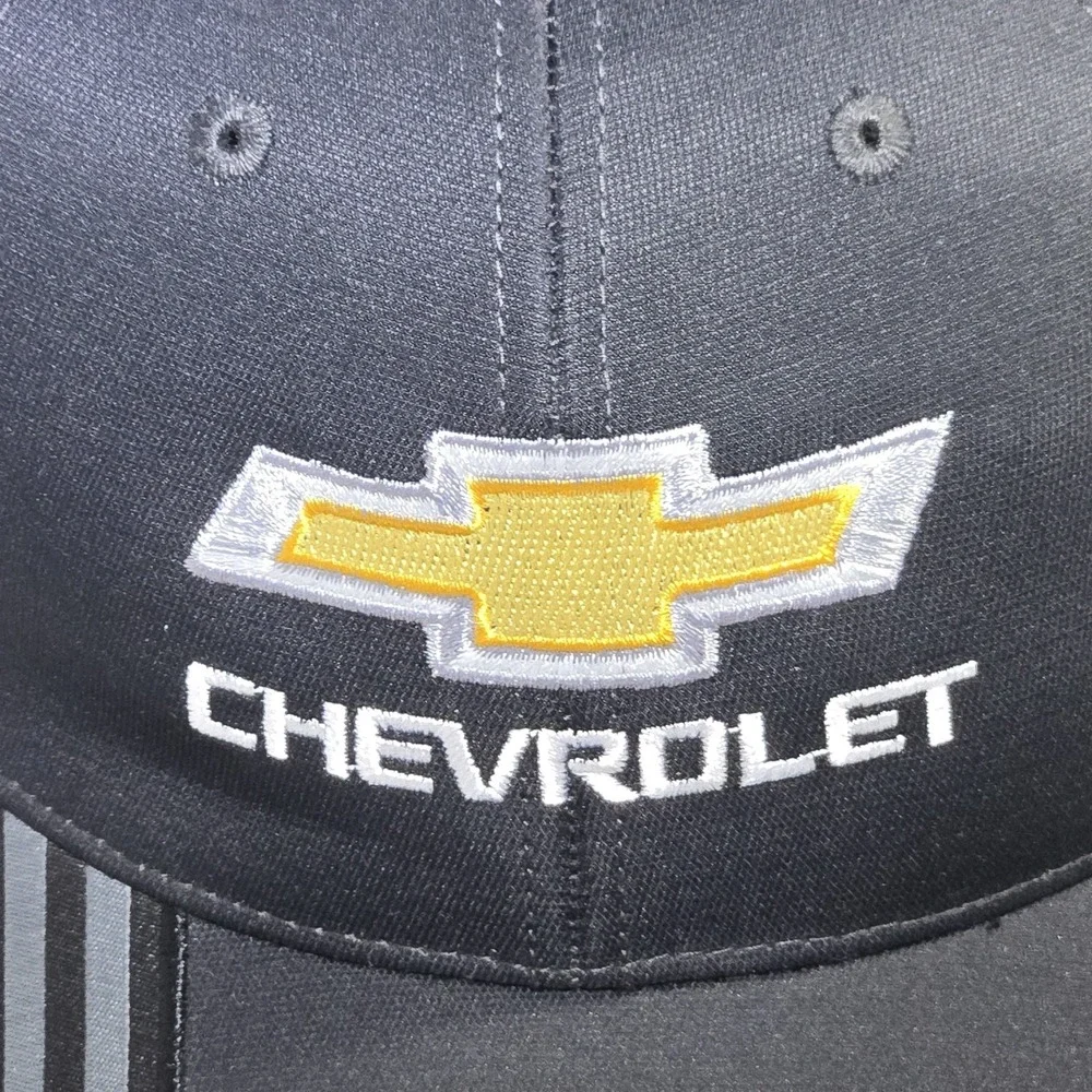 Chevrolet Fire Service Flag Hat GM Car Truck‎ Motors Logo Mens Strapback Cap